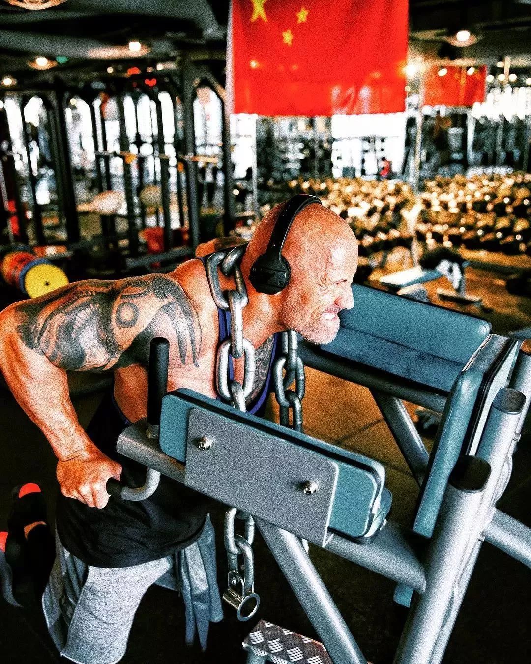 巨石强森的御用健身房开到南京了