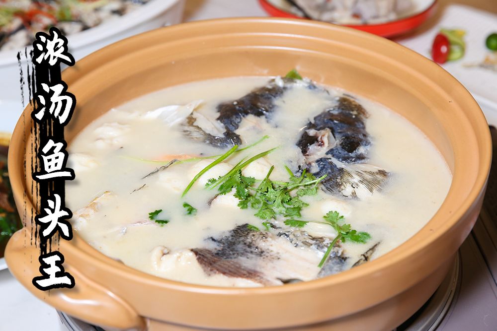 浓汤鱼头王人均60 的价位,精心的摆盘让人赏心悦目,超高的性价比吃着