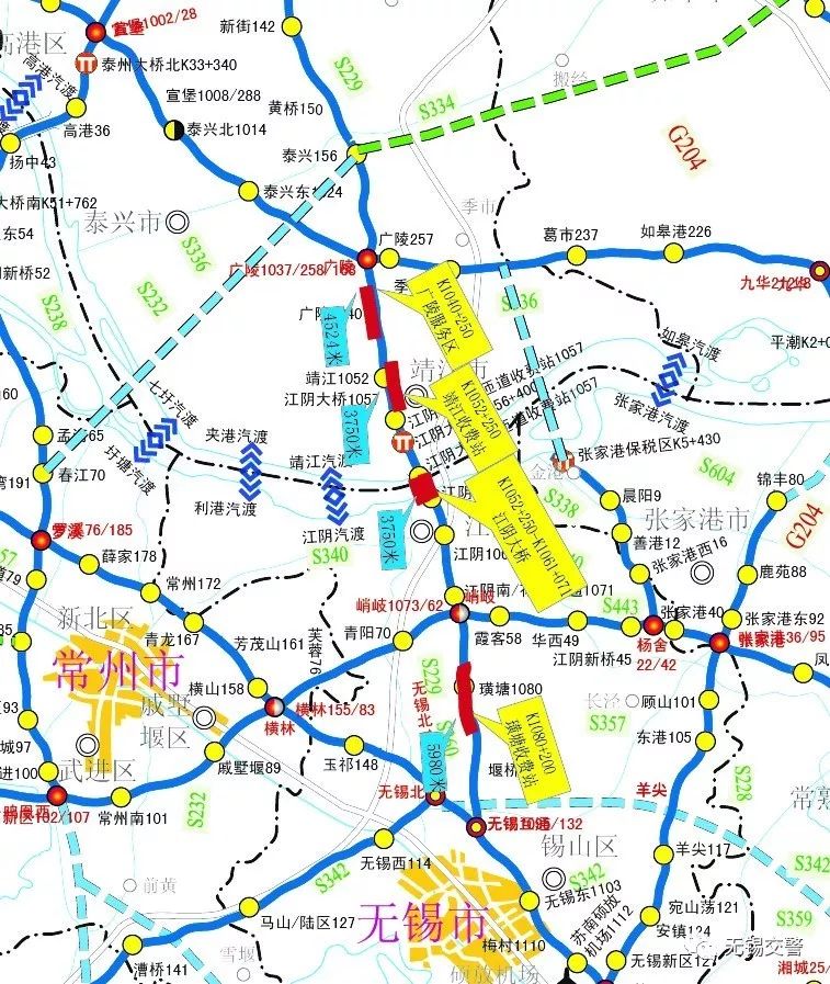 将对江阴市民出行影响较大京沪高速施工进入第二阶段进行封闭施工从