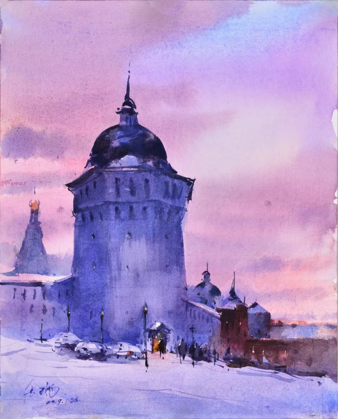 艺展中国金卫钧水彩画作品展