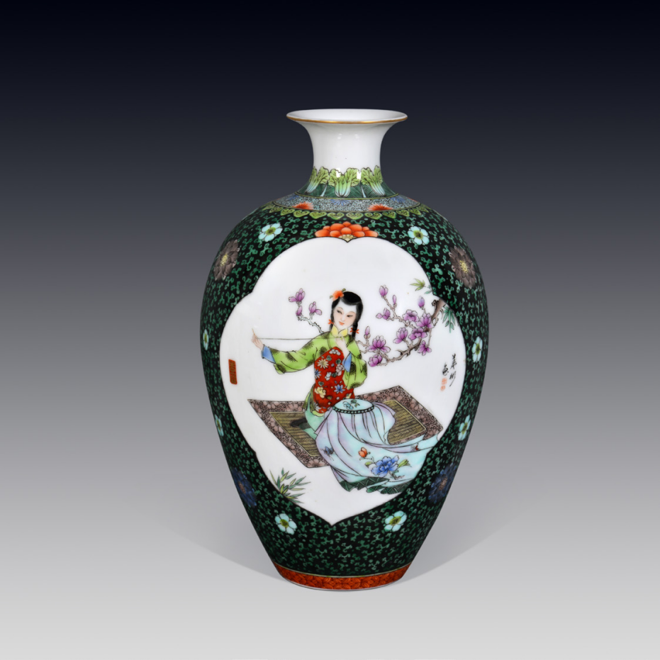 "古彩新韵—景德镇古彩作品展"在北京陶瓷艺术馆正式开幕!_陈美霞