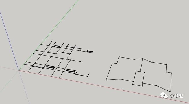 cad图纸导入sketchup显示不全如何解决?