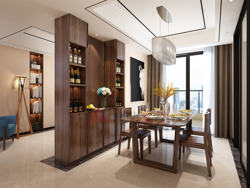 北欧e家黑胡桃实木家具难掩出众本色