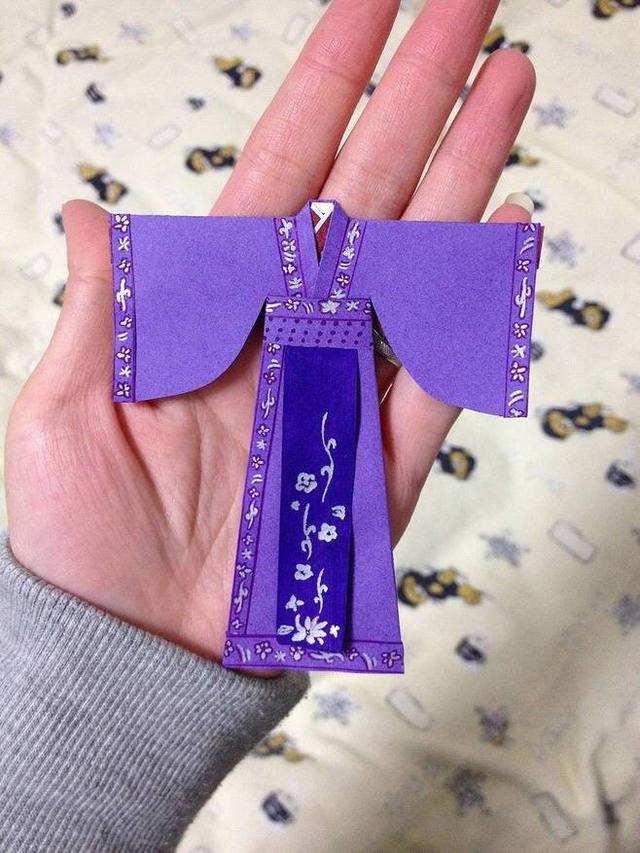 折纸汉服美极了