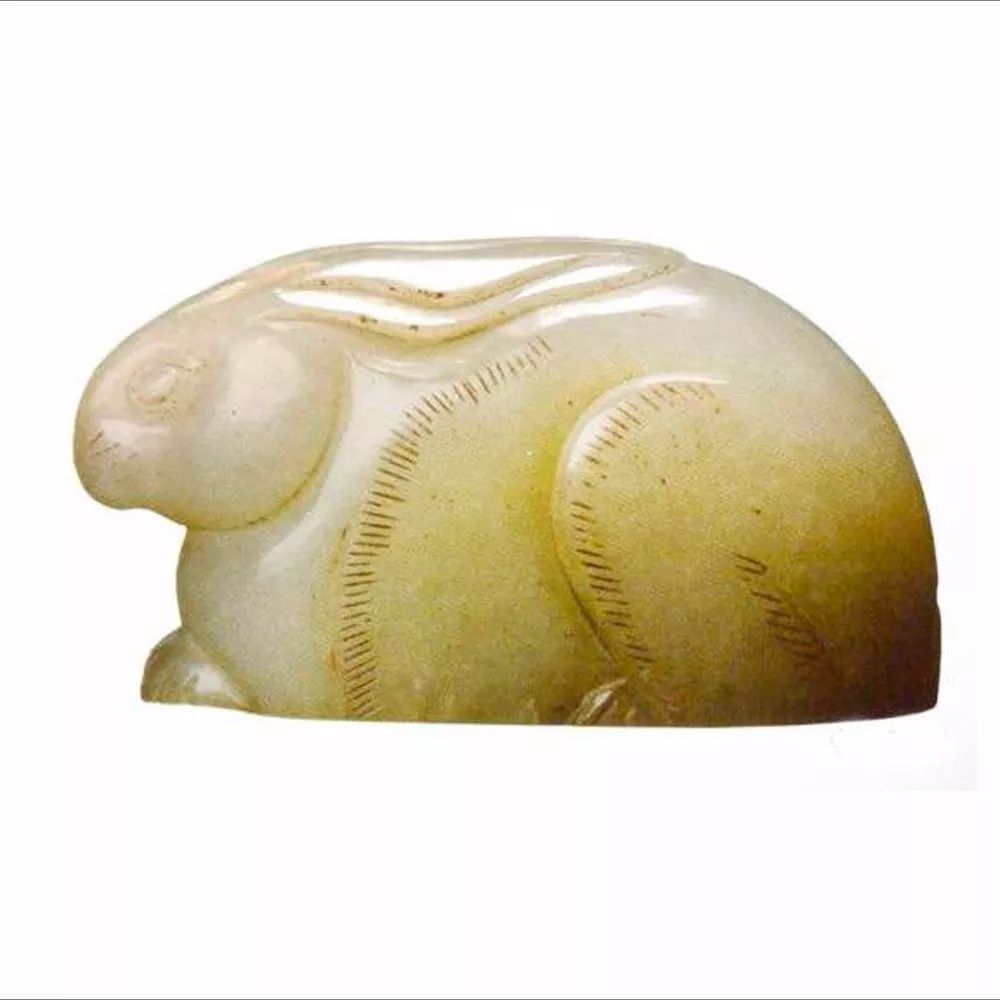 参考:一件南宋白玉兔纸镇,1974年于浙江省衢州市王家乡瓜园村史绳祖墓