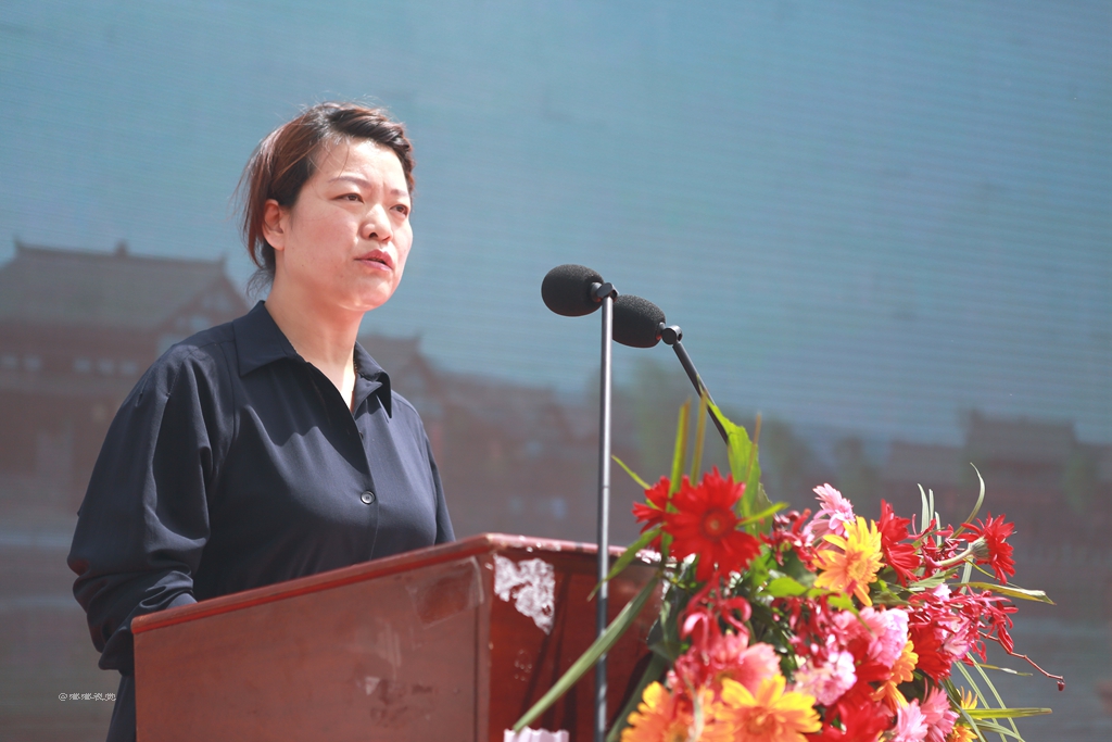 活动当天恰逢中国旅游日,合阳县人民政府副县长王改向参加此次活动的