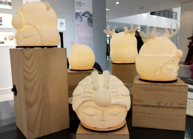 艺术设计毕业展之3d打印敖娃灯罩真好看