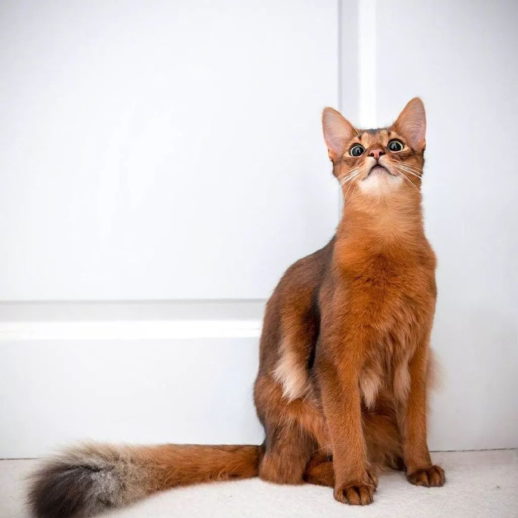 一只叫errol的索马里猫这颜值简直太过分了