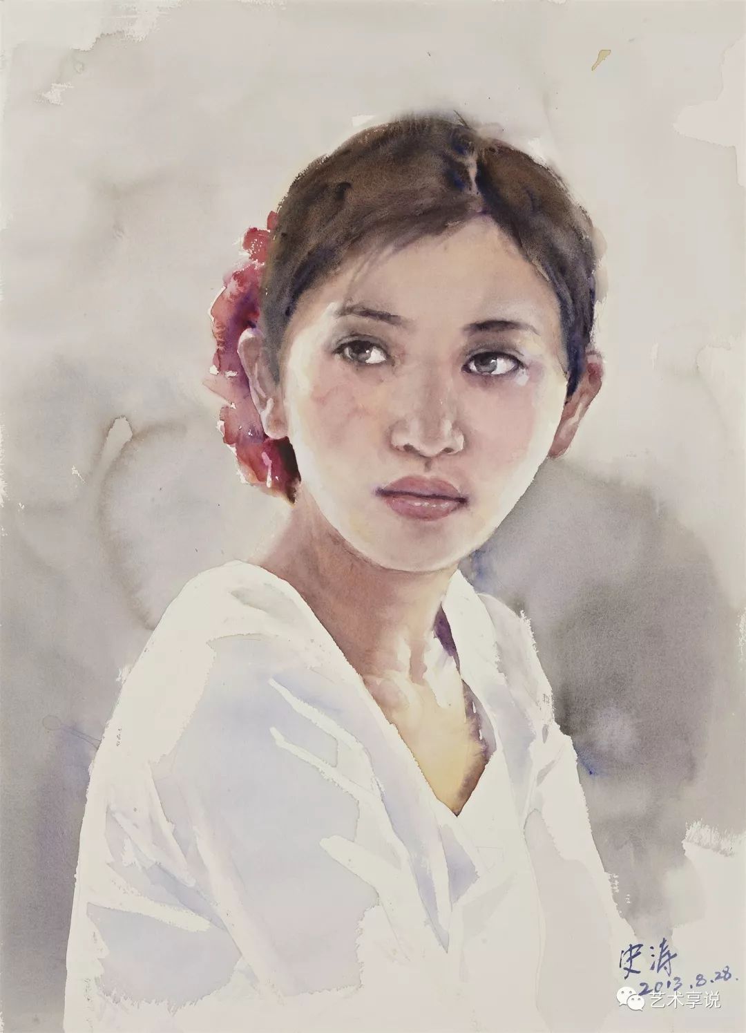 稳胜求实史涛水彩