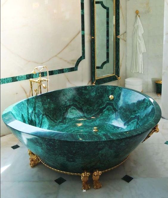 大理石浴缸可简约可奢华