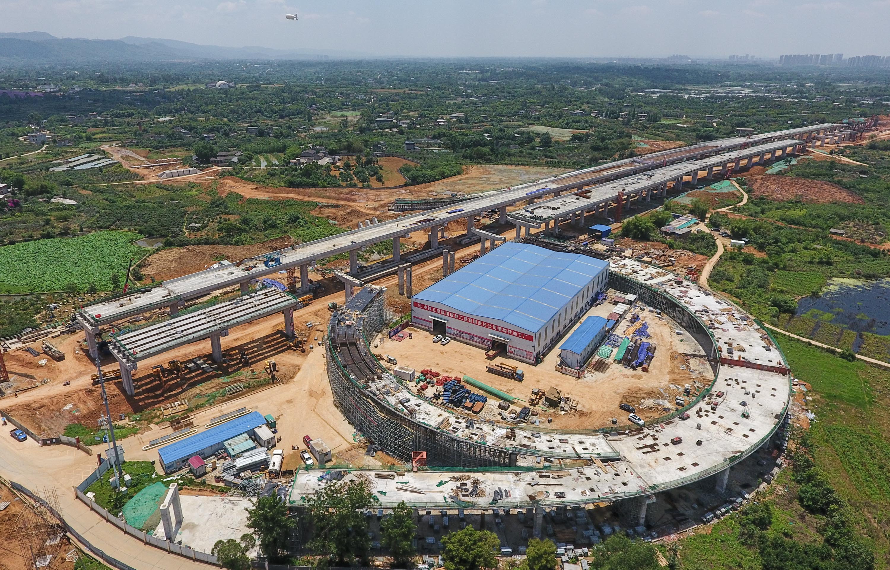 天府机场高速公路图片