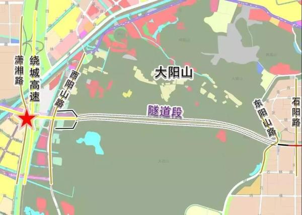 打通断头路大阳山隧道迎来最新消息中环北线与绕城高速互通