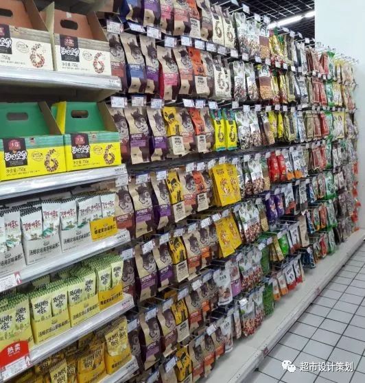 超市食品陳列實務商品類別分佈與陳列