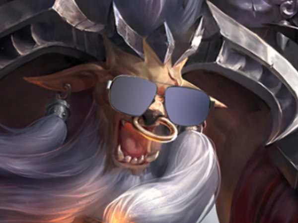 当王者荣耀的英雄带上墨镜,忍了牛魔,忍了李白,图4是个社会人