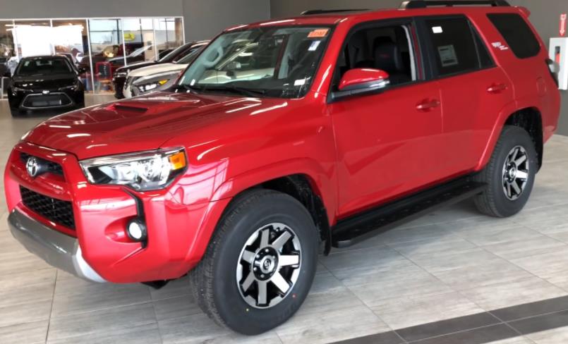 2019款美版丰田超霸红色到店实拍,看起来更霸气