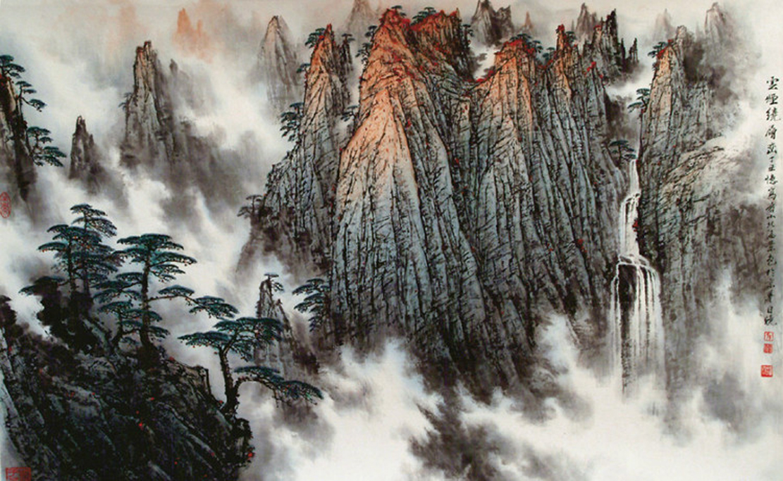 孙日晓画家《用笔洒脱 墨色秀润》