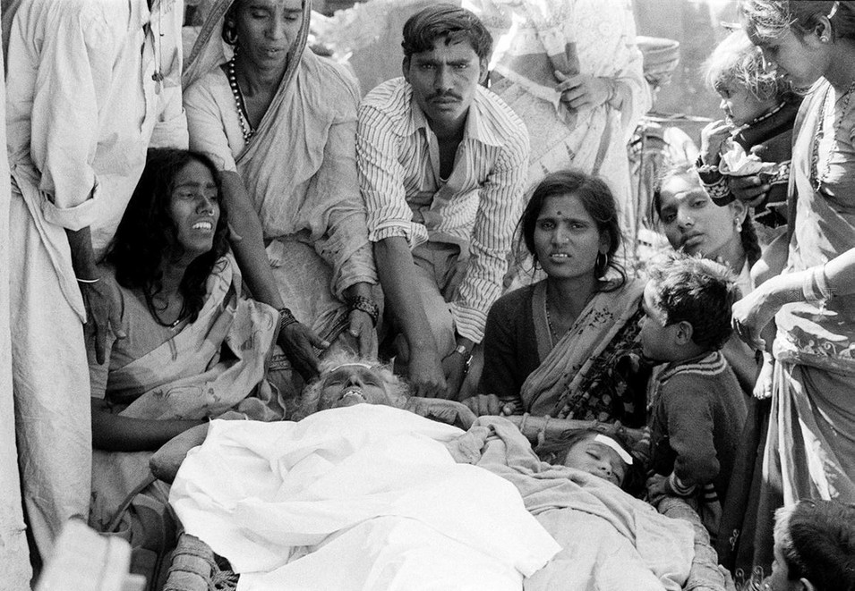 原创历史上最严重的工业化学事故印度博帕尔灾难博帕尔惨案老照片