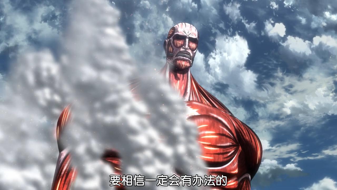 进击的巨人:艾伦跳起来打贝尔托特,团长带领全员死亡冲锋!