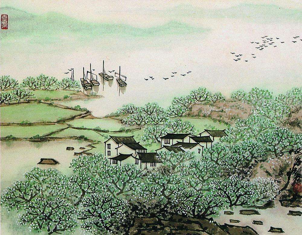 夏景诗词精选二十八首 梅子才黄新雨足,叶底吟蝉清昼长_唐代