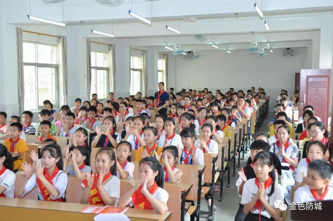 中国少年先锋队防城区那良镇中心小学 第一次代表大会胜利召开