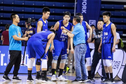 沈阳二中登上jr. nba高中联赛辽宁站冠军之巅_校园篮球