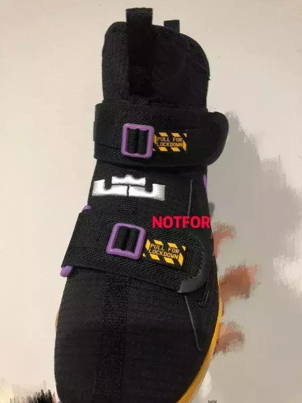 谍照丨詹姆斯士兵13最新实物图曝光湖人配色抢眼