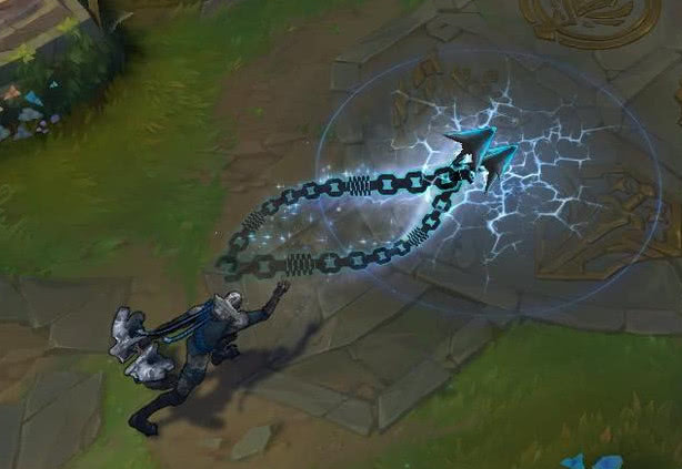 lol:韦鲁斯r技能特效对比,白色死神铁链寒冷,觅心射手还行