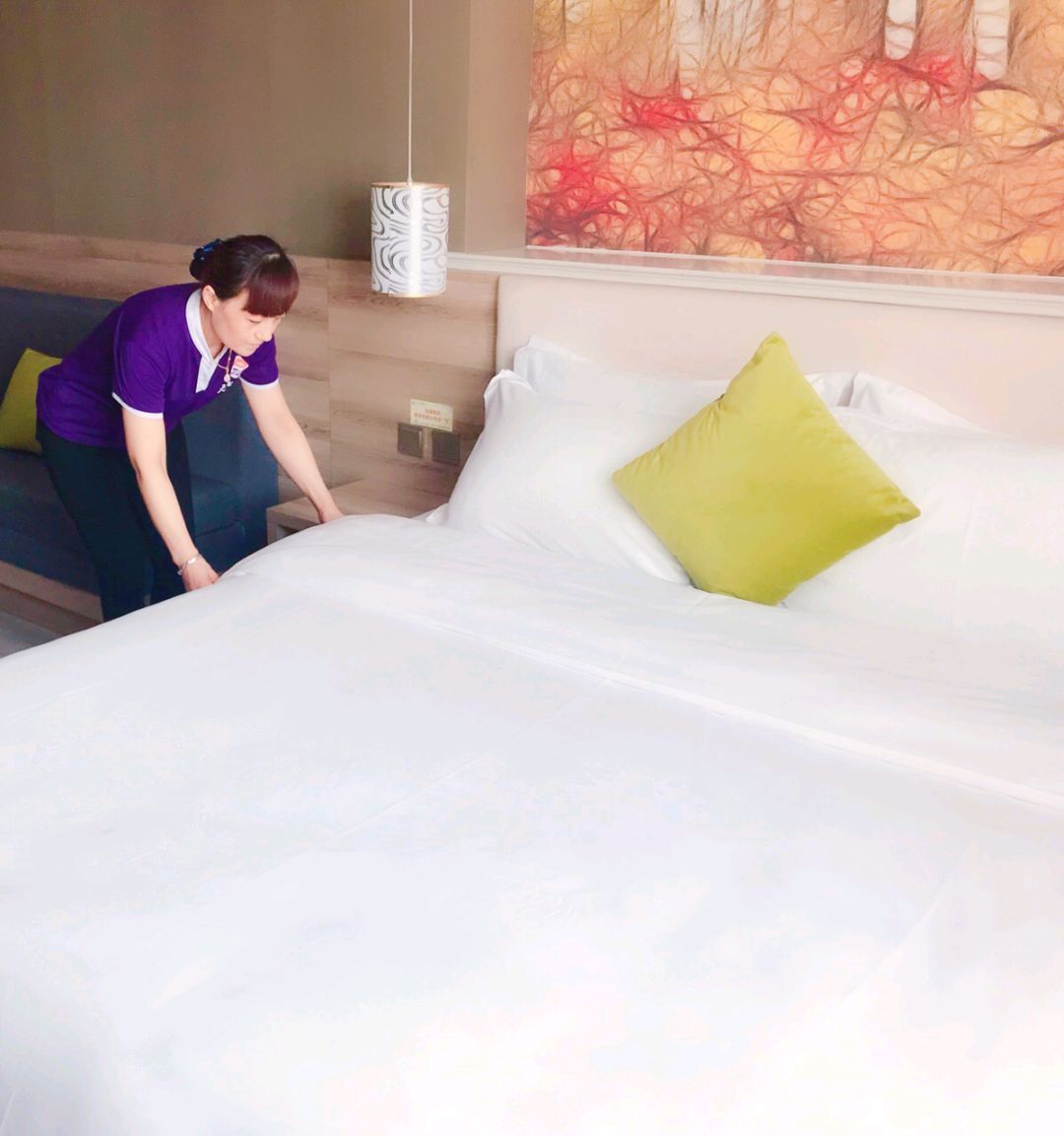 【涨知识】酒店客房这样铺床省时又省力