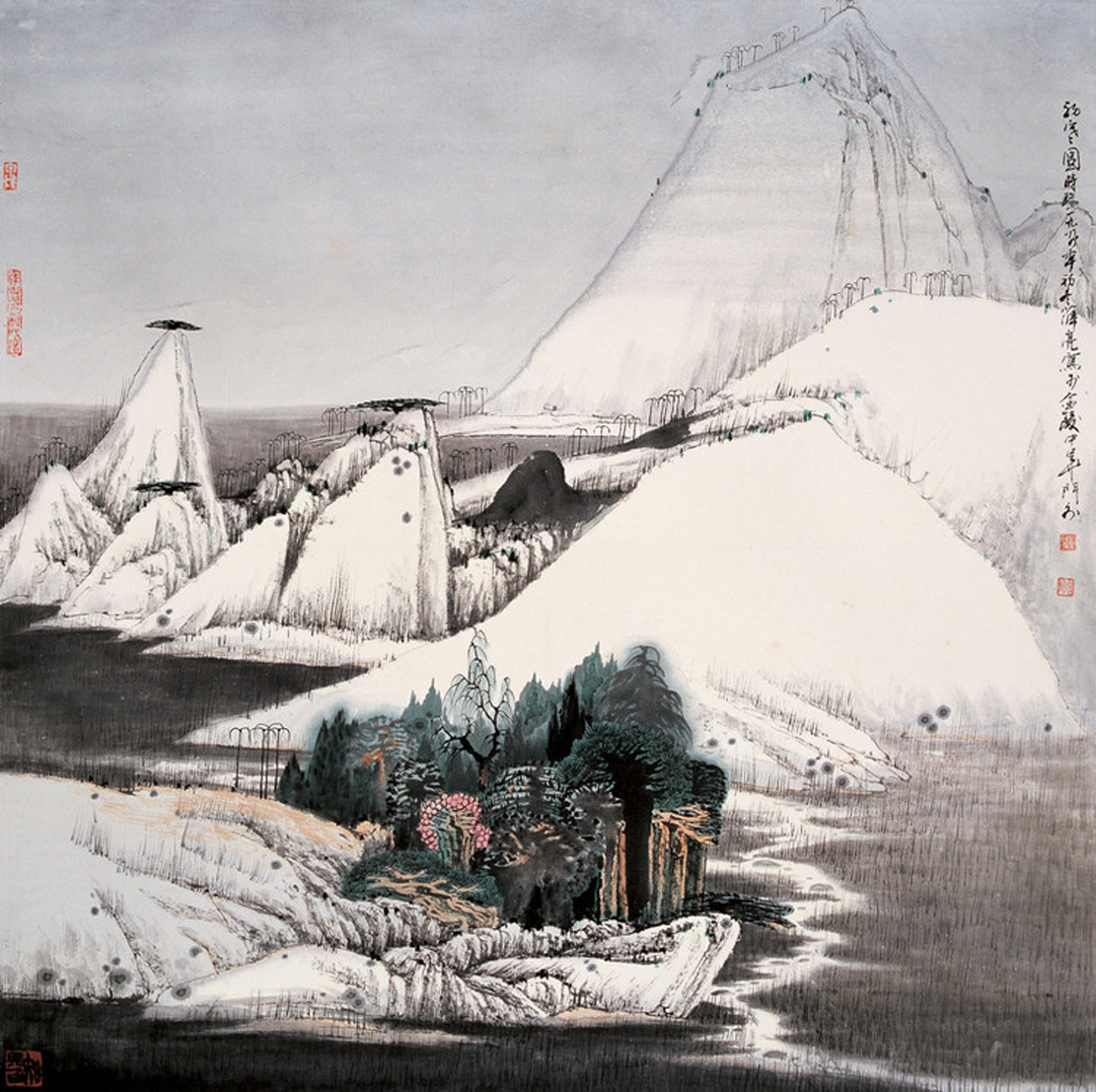 薛亮画家《充满想象力的梦幻山水》