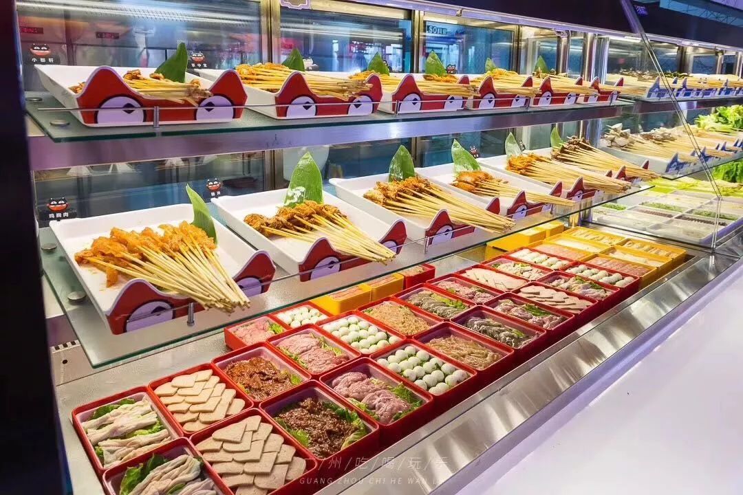 99元双人自助餐 | 广州大嘴猫老成都串串火锅,新鲜食材 多种口味锅底