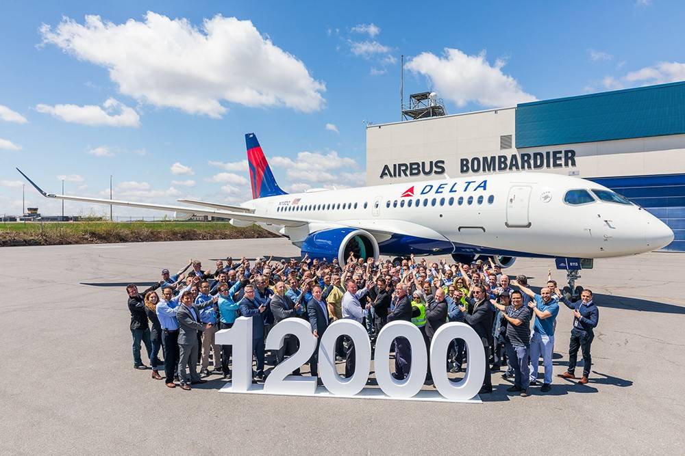 50周年里程碑事件空客交付第12000架飞机