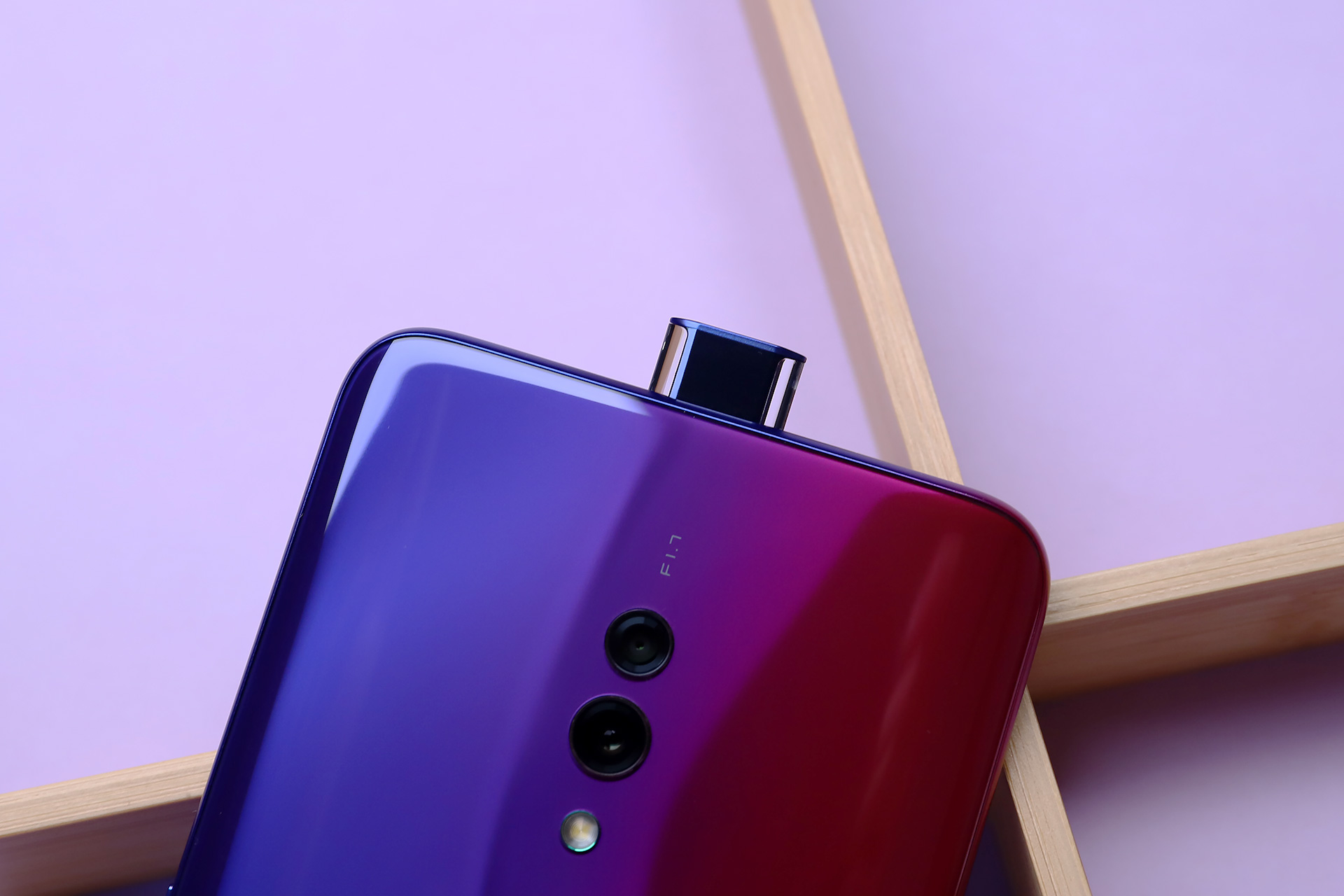升降式前置摄像头 渐变机身 oppo k3 图赏