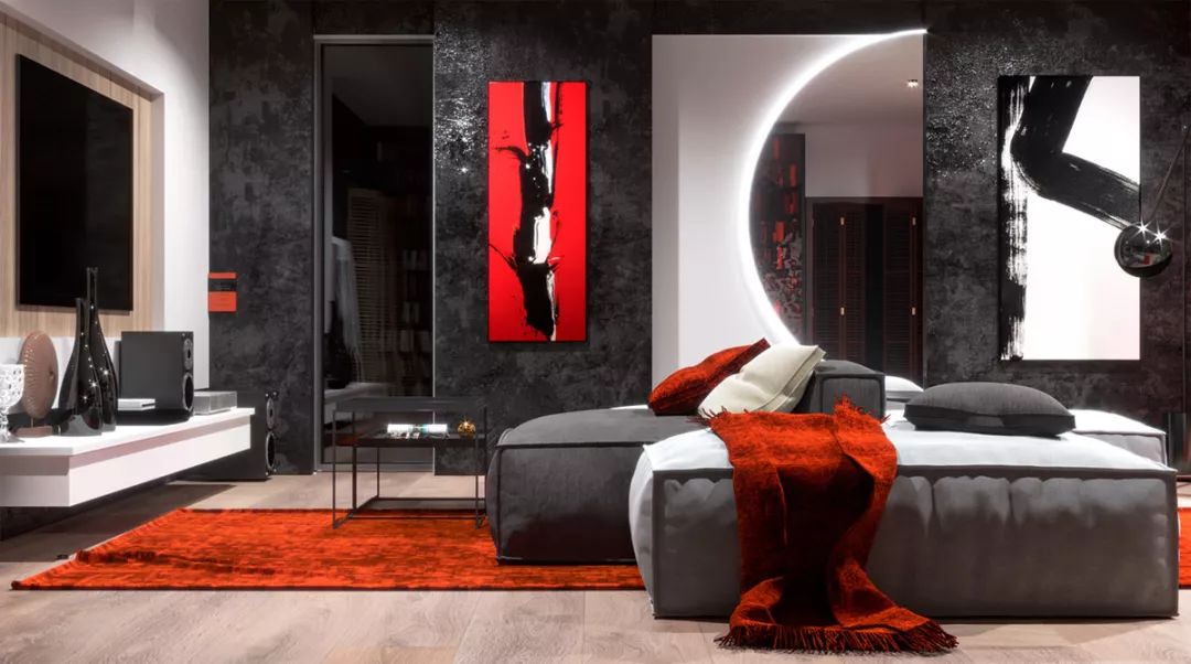 红与黑秀的是一种氛围