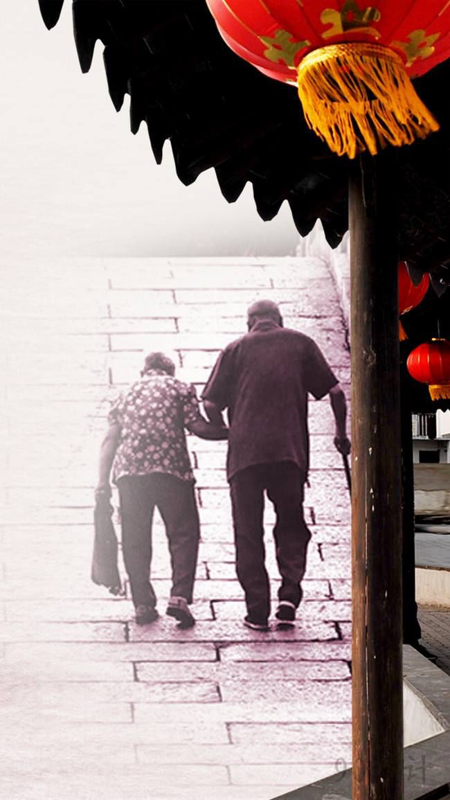 我从不羡慕街边拥吻的情侣,我只羡慕夕阳下牵手散步的老人.