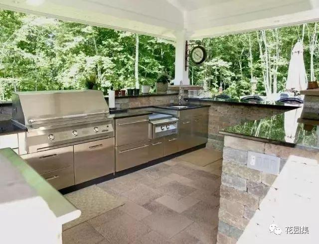 5个超实用户外厨房设计小贴士,给你一个在院儿里做饭的理由~_庭院