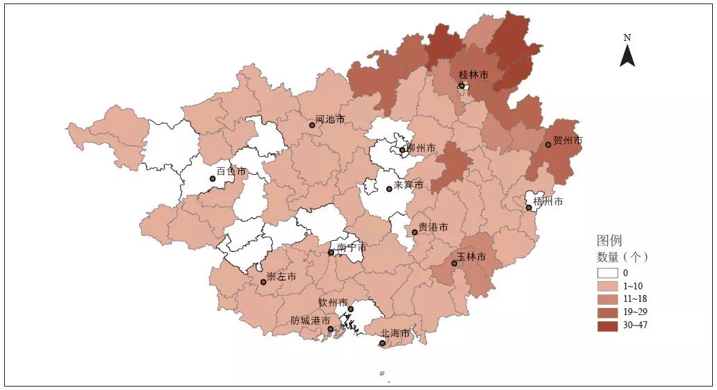 张茹 陆琦 广西传统村落空间分布及影响因素量化解读