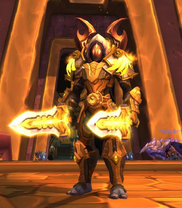 板甲幻化祖达萨之巅金光闪闪赞达拉巨魔黄金战士