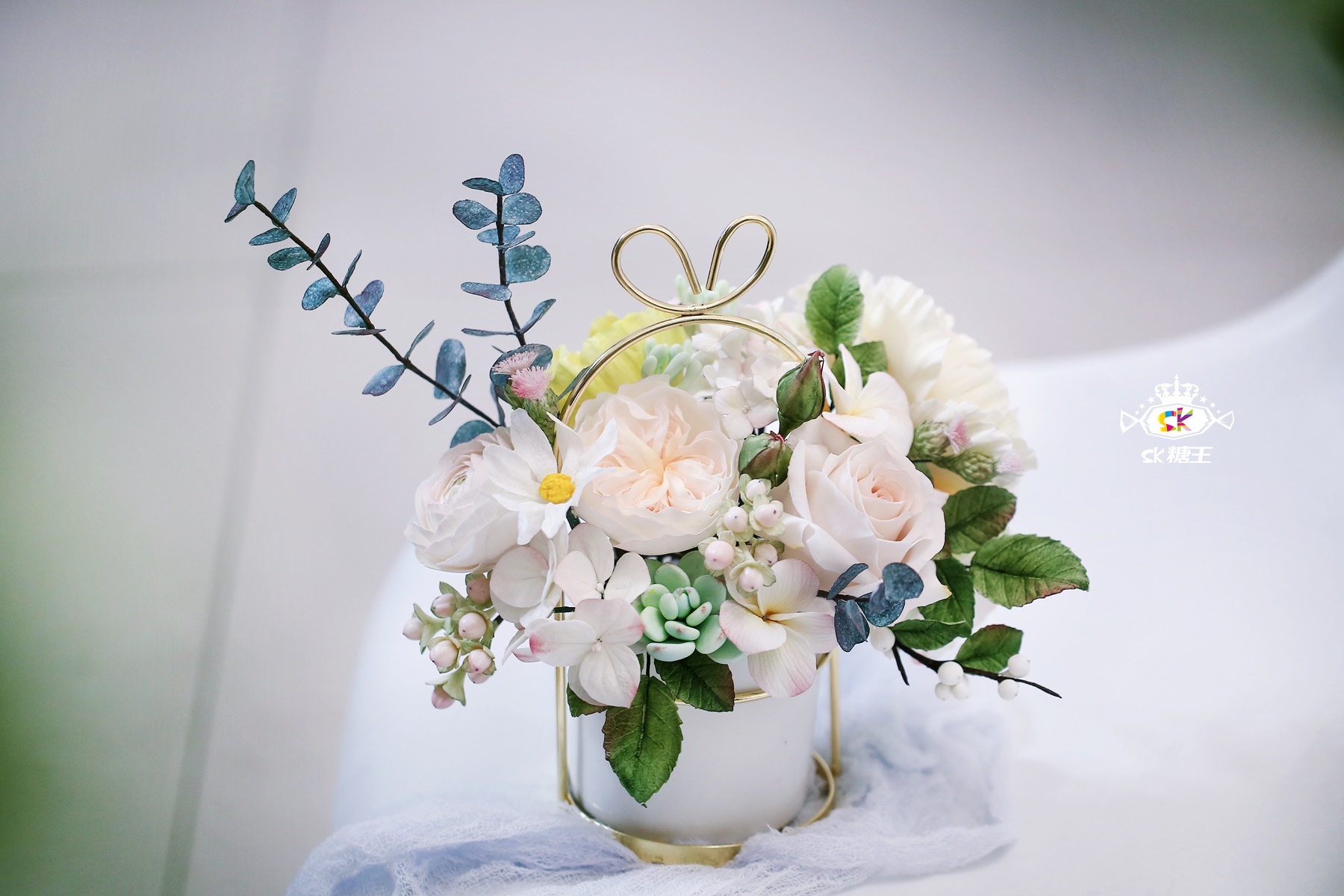 sk糖王 | 一种可以吃的花,她叫翻糖花