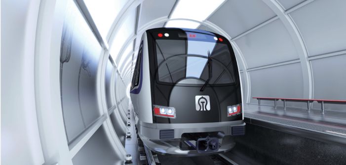 "小蓝"来啦!济南地铁3号线首列车初亮相,获市民表白520