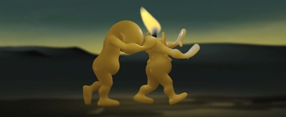 火苗熄灭了,正在蜡烛人绝望的时候,带着另一个火把