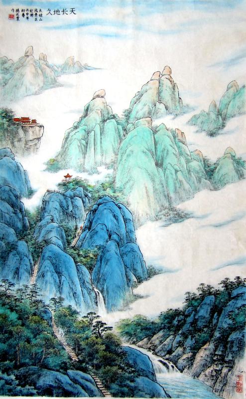 爱好旅游与山水画.