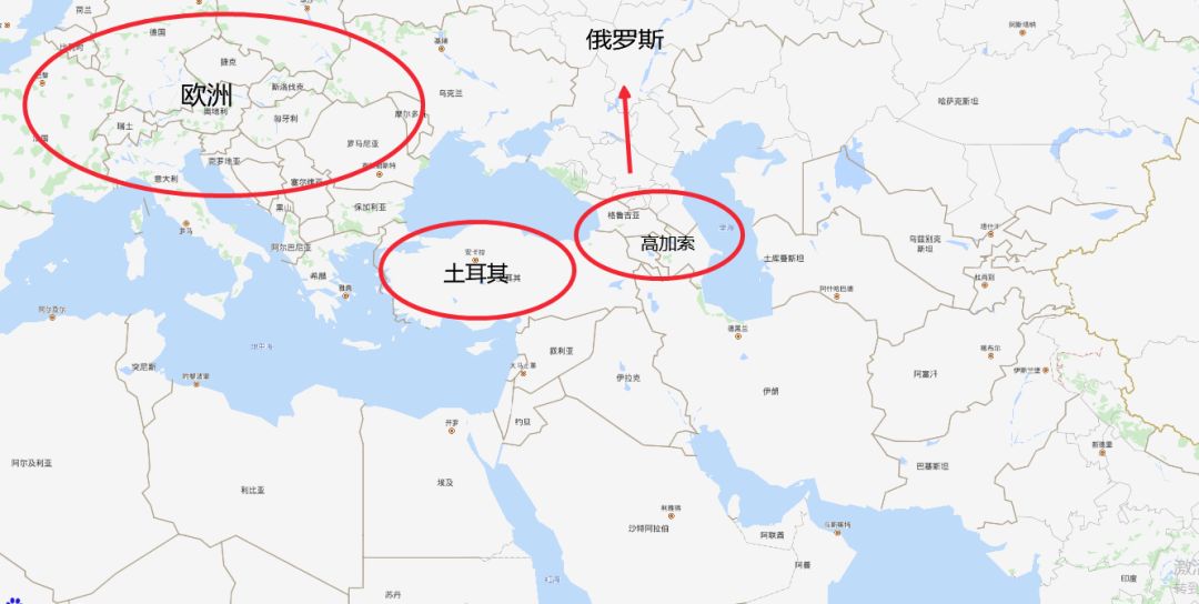 乌克兰格鲁吉亚地图图片