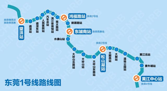 穗莞深城轨预计9月通车6成站点在东莞你家附近有吗