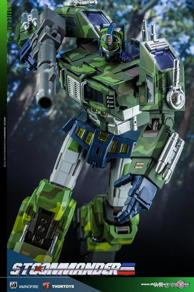 78民间测评:变形金刚第三方 tfc 滚雷擎天柱 迷彩色