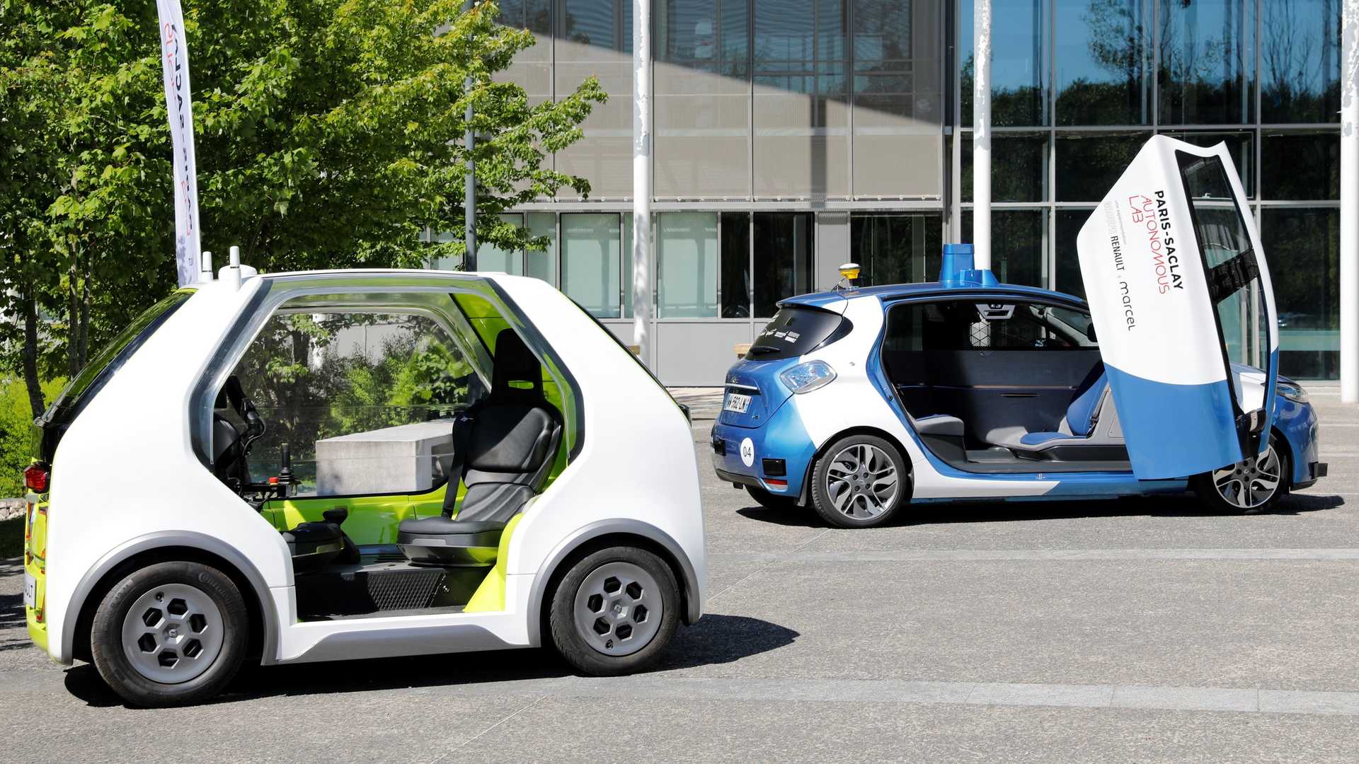 雷诺推ezpod纯电动车时速6km搭乘两人