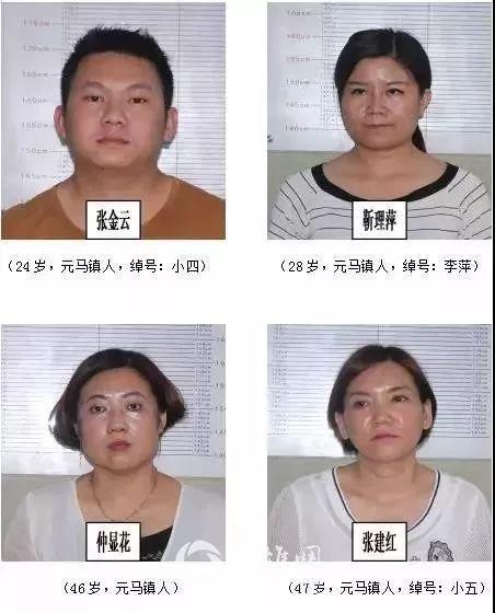 楚雄元谋19名涉黑团伙成员被逮其中有多名女性绰号曝光