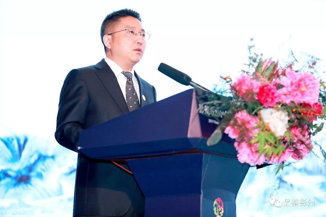 彭州市委书记徐刚,彭州市委副书记,市长王锋君等彭州市委市政府领导