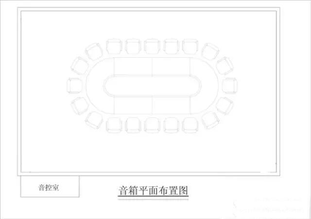 音箱cad平面设计图图片