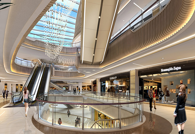 观澜湖新城mh mall成剧组热门取景地,高尔夫主题购物中心设计很独特
