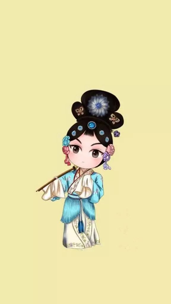 太好了生旦净末丑京剧漫画壁纸赶紧存下来